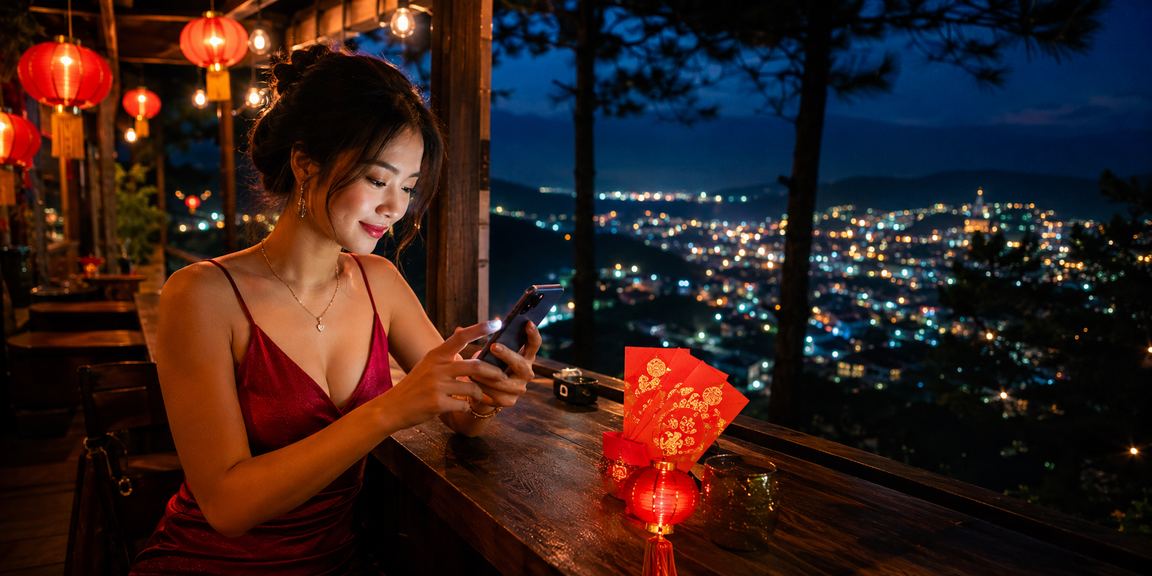 Khung cảnh Đà Lạt thanh bình nhắc nhở về cân bằng cuộc sống và giải trí lành mạnh