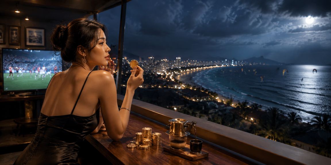 Người dùng tại Mũi Né thư giãn với cà phê và cá cược thể thao trực tuyến